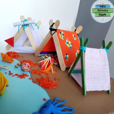 Popsicle Stick Tents